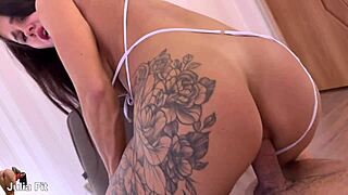 Anal creampie queen strikes again