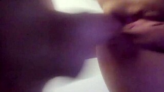 Husband makes wife's wet pussy squirt in doggystyle sex