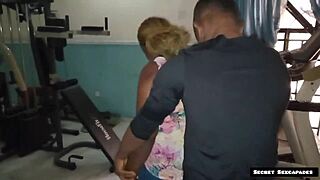 Gym Instructor Seduces Big Ass 45-Year-Old Client with Horny Pussy and BBC Fucking