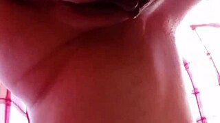 Pregnant slut flashing her open ass in homemade anal