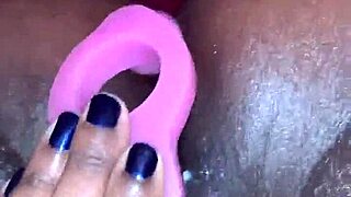Creamy Ebony Toys Orgasm