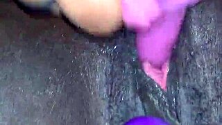 Creamy Ebony Toys Orgasm