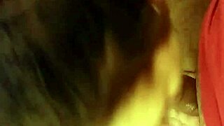 big ass white girl sucking dick with her ass on display