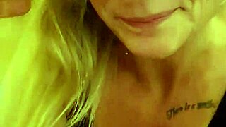 Beautiful blonde milf reaches intense orgasm in homemade video