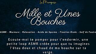 Mille et Unes Bouches features French ASMR blowjob and dirty talk