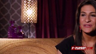 Lana's Passionate Bedtime Lingerie Masturbation Session