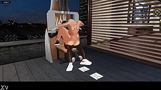 Cavalgada na academia com poses detalhadas