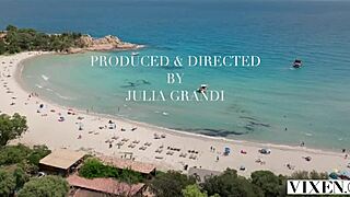 Vixen Gorgeous Duo Fibi Euro And Emiri Momota Share A Huge Cock In Steamy Threesome