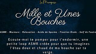 Mille et Unes Bouches features French ASMR blowjob and dirty talk