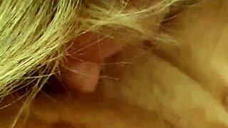 Beautiful blonde milf reaches intense orgasm in homemade video