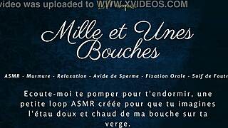 Mille et Unes Bouches features French ASMR blowjob and dirty talk