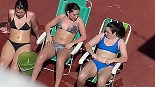 argentinian neighbors sunbathing on the terrace, part two.