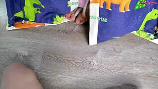 Hot amateur girlfriend in doggystyle position performing deepthroat sucking and masturbation receiving facial