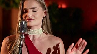 Vixen Gorgeous Duo Fibi Euro And Emiri Momota Share A Huge Cock In Steamy Threesome