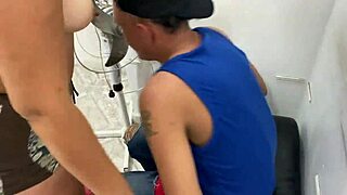 Neighbor encounter after blowjob