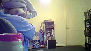 look at loris' tits in the living room