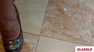 My husband traveled, so I paid the plumber with my pussy for fixing the shower.