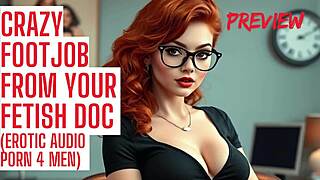 hot psychiatrist reveals hidden foot fetish in audio session