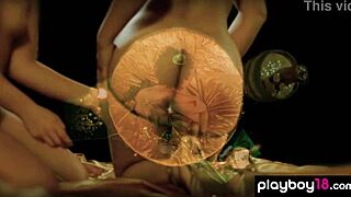 i feel my petite blonde teen girlfriend giving me a sensual massage as a naked milf