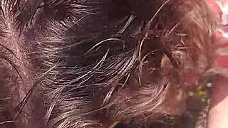 Amateur Couple Does Blowjob And Doggy Fuck In The Bush, Cum In Mouth 😈