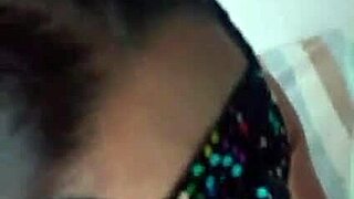 Homemade morning session with latina in doggystyle and missionary