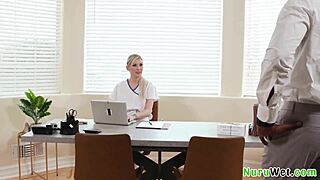 gorgeous blonde masseuse with amazing big boobs gives nuru massage fully naked to her black client - kenzie taylor isiah maxwell