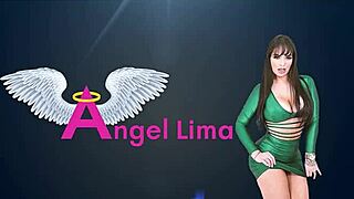 Angel lima passionately fucks in public bathroom intensely.