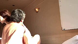 Miyuki Writhes In Ecstasy As Her Husband's Thick Cock Penetrates Her Deeply