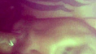 Shemale with big cock receives deepthroat sucking in detailed scene