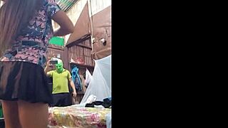 Petite brunette milf with big ass fulfills mature mother in law fantasy with monster cock amateur fucking