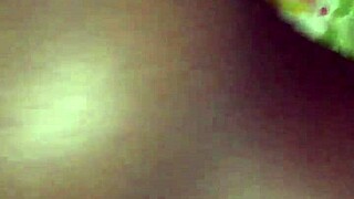 Thick freaky ebony teen squirts on big cock during juicy orgasm