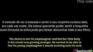 Enteada percebeu que pau padrasto fica mais duro com ela do que com sua ex-esposa - amopornobr