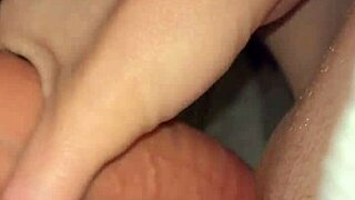 Housewife's Tiny Pussy Takes Monster Cock in Bedroom