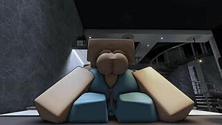 เย็ดโหดในRobloxกับปีศาจสาวเซ็กซี่