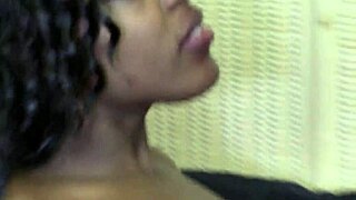 Miraji And Friend In Ebony Interracial Cumshot