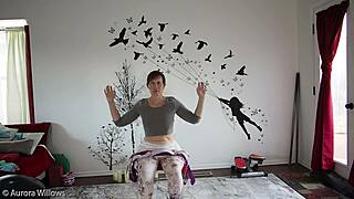 European Milf's Yoga Instruction Session