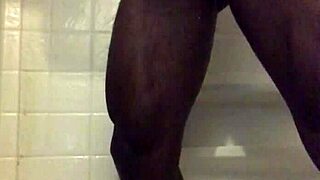 Homemade Shower Strokes in USA