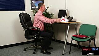 Cfnm Voyeur Teases Duo While Encouraging Jerker