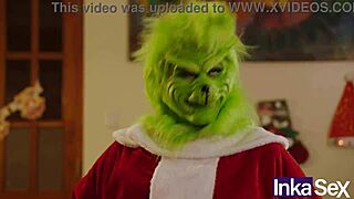 the Grinch and Victoria Camargo are messing up Christmas with some ass fucking! 😈
