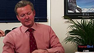 Cfnm Voyeur Teases Duo While Encouraging Jerker