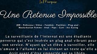 Une Retenue Impossible Brings French Femdom Anal Action.