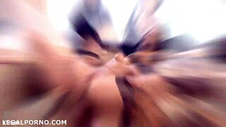 Shut up and watch Austrian black Sophie Swan dance on two huge cocks with deepthroat gapes