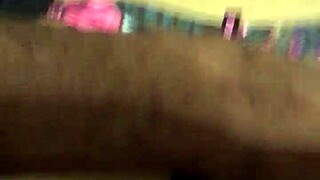 Tinder hookup reveals sexy thong.