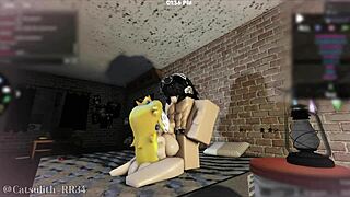 Peach Intensely Offers Head In The Other Castle Sex Scene With Follower