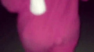 Mature Woman In Costume Walks Streets Of Lima