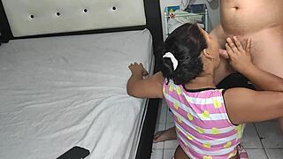 my little stepnephew makes me suck in homemade latina scene