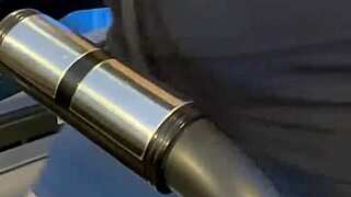 Intense Pussy Licking Leads To Creampie In Crowded Bathroom