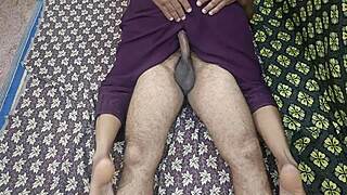 south indian couple's homemade hard fuck ends with creampie!