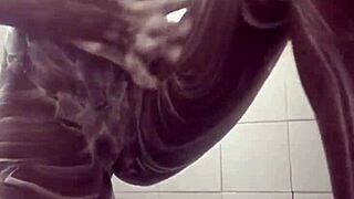 i look best soapy in the shower masturbating my tight pussy