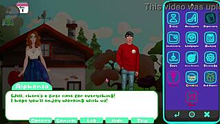 She blows him in the orchard during voyeur masturbation play